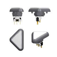 Leuchttaster Triangle mit Mini Microswitch