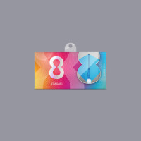 Flightset (3 Stk) 8 Flight Shape (No 2) Clear Candy Soda