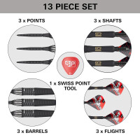 Steel Dartset Phil Taylor Raw Power Gen 11 95%