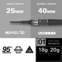 Soft Dartset Phil Taylor Raw Power Gen 11 95%