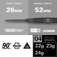 Steel Dartset Scope 04 90%  Swiss Point 2024