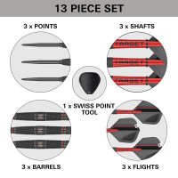 Steel Dartset Scope 04 90%  Swiss Point 2024