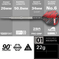 22g Steel Dartset Sebastian Bialecki BOLT 90% SP 2024