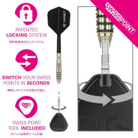Steel Dartset Harith Lim Hot Shot Swiss Point 20G 2024