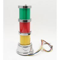 Toplight 3 fach ge/rt/gn  Chrom Tower gallery