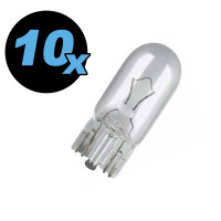 Lampe 12 Volt 0,1 Amp. T10, 10 Stk. Wedg gallery