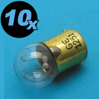 Lampe 28 Volt 0,23 Amp GE1251 6,44 Watt, 10 St&uuml;ck