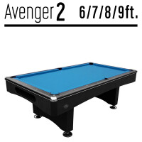 Pool Billardtisch Avenger schwarz gallery