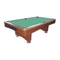Pool Billardtisch Avenger braun