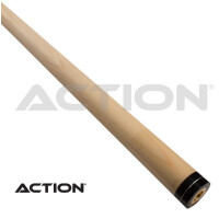 Pool Cue 2-Piece Action Black and White 13 mm glue on tip, L:149 cm