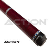 Pool Queue 2-tlg. Value burgundrot Klebleder 13 mm, L:148 cm