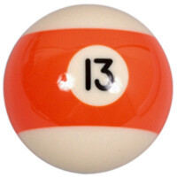 Poolball Nr.13 57,2mm 2-1/4" gallery