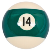 Poolball Nr.14 57,2mm 2-1/4" gallery