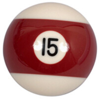 Poolball Nr.15 57,2mm 2-1/4" gallery