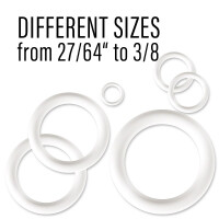 Flipper Silicon Ring USA weiß 10 S gallery