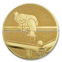 Pokal-Emblem Pool-Billard Gold gallery