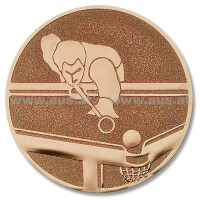 Pokal-Emblem Pool-Billard Bronze gallery