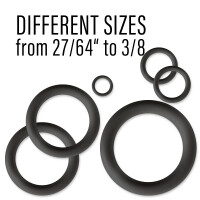 Flipper Silicon Ring USA schwarz 10 St&u gallery