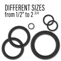 Flipper Silicon Ring USA schwarz 4 St&uu gallery