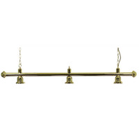 Lampe 3 flammig, Balken Messing