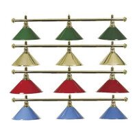 Lampe 3 flammig, Balken Messing