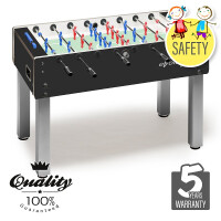 Fussballtisch Garlando G500 Evolution, Glasspielfeld, Safety