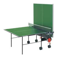 Tischtennis Training Indoor Spieloberfläche Grün