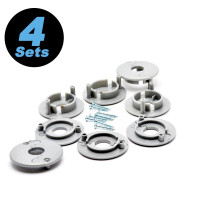 Lagerschalen Set silber, für Wandst gallery