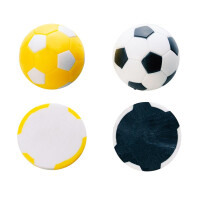 Ball für Fußballtisch schwarz/gelb  D 35 mm ca. 24 g
