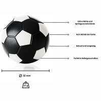 Ball für Fußballtisch schwarz/weiß  D 35 mm ca. 24 g
