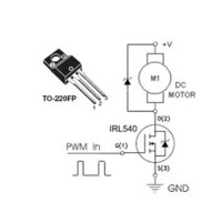 STP 22NE10L Transistor N-MOSFET/IRL540N
