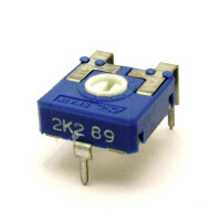 2k2 Ohm Einstellregler Hor.