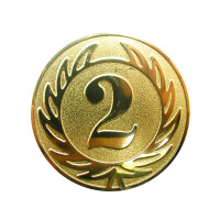 Motivauflage gold 50mm Nr.2. Platz gallery