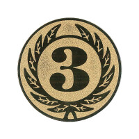 Motivauflage gold 50mm 3. Platz gallery