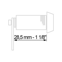 Schloß 1 1/8" KD STC Rundschlüssel