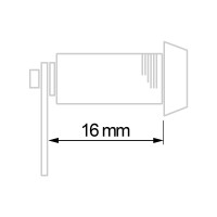 Schloß L:16mm D:20,2mm  KD
