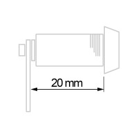 Schloß 20mm für Timerbox