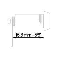 Schloß 5/8" KD STC Rundschlüssel