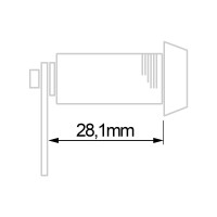 Schloss 28,10 mm für Masterkey
