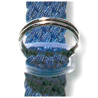 Spaltring aus Stahl für Perlonarmbänder