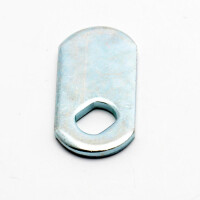 Riegel 40 x 20 mm Höhe 3 mm, Bohrun gallery