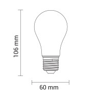 LED Birne E27 6W 230 Volt A60 Birne Glas gallery