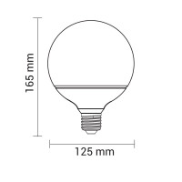 LED Birne E27 6,5W 230 Volt G125 Birne G gallery