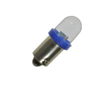 LED BA9S 6,3 Volt AC klare runde Linse 40°