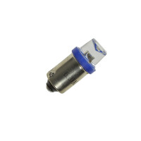 LED BA9S 6,3 Volt AC klare konkave Linse 140°