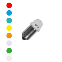 LED BA9S 6,3 Volt AC kurze klare Linse 9 gallery