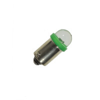 LED BA9S 6,3 Volt AC kurze klare Linse 90°