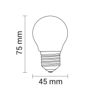 LED Birne Kunststoff E27 G45 6W  gallery 4_2nd