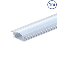 LED Profil Einbau eloxiert 1m SET gallery