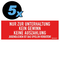 Aufkleber "Nur zur Unterhaltung&quo gallery